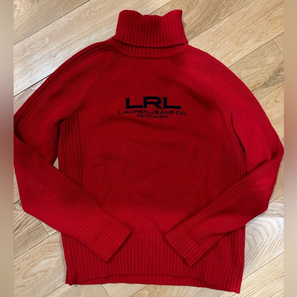 Ralph Lauren Red Turtleneck